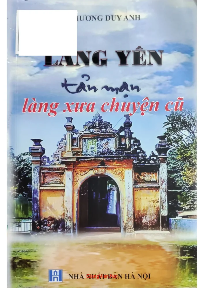 Ảnh bìa của Làng Yên tản mạn làng xưa chuyện cũ