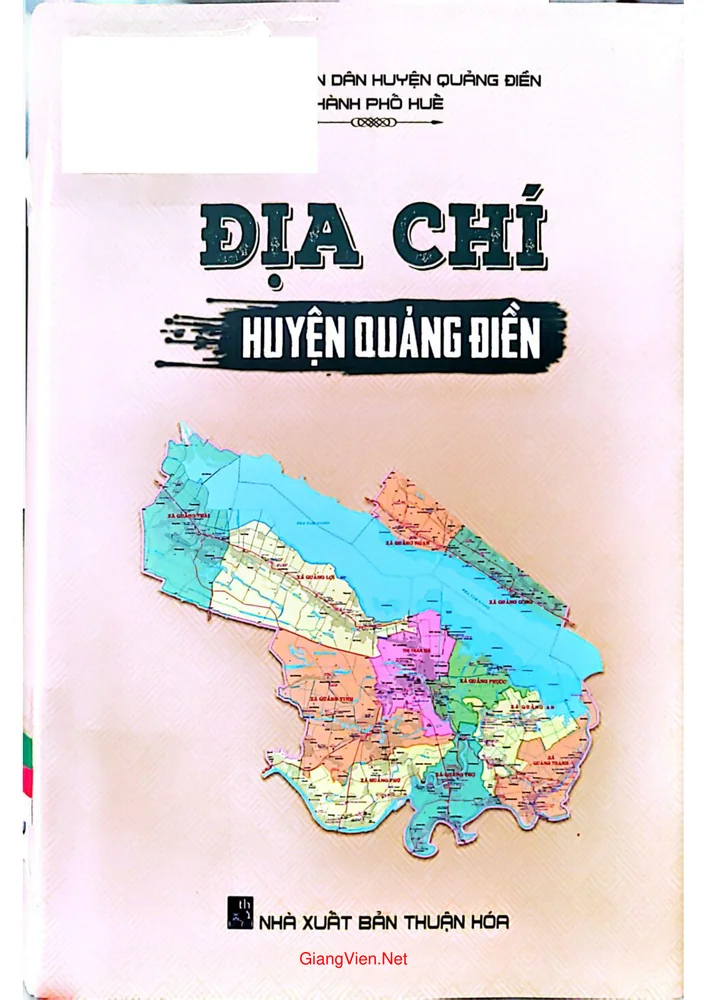 Ảnh bìa của Địa chí huyện Quảng Điền - 2025