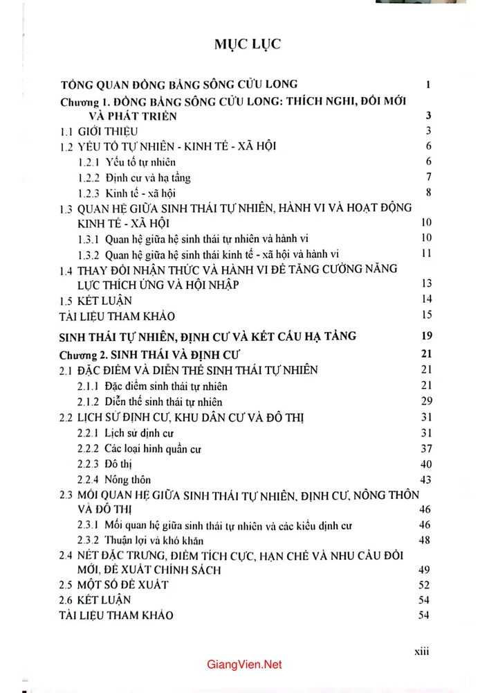 Trang bìa chính thức sách Đặc trưng và đổi mới kinh tế, xã hội, văn hóa của đồng bằng sông Cửu Long trong bối cảnh mới