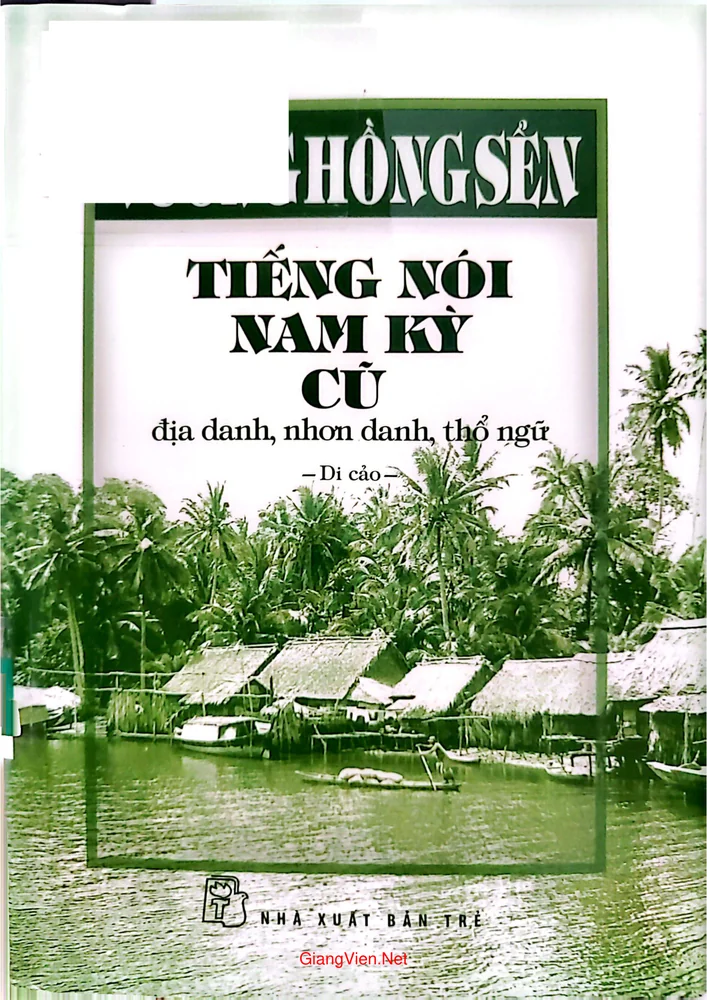 Ảnh bìa của Vương Hồng Sến tiếng nói Nam Kỳ cũ