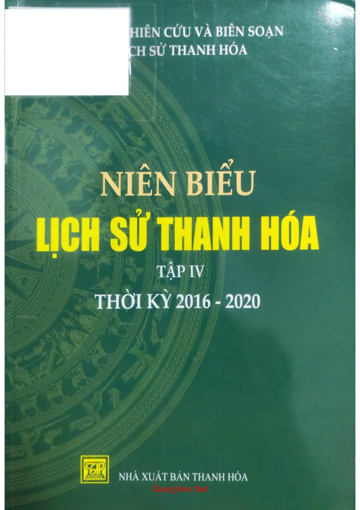 Ảnh bìa của Niên biểu lịch sử Thanh Hóa, tập 4, 2016 đến 2020