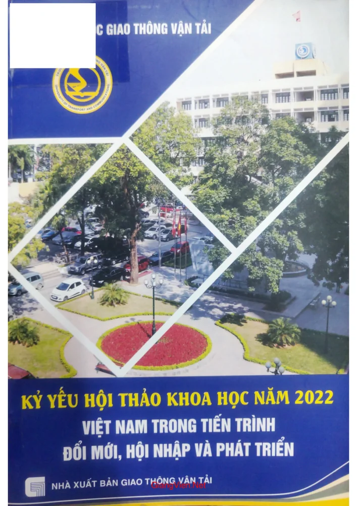 Ảnh bìa của Kỷ yếu Hội thảo khoa học Việt Nam trong tiến trình đổi mới, hội nhập, phát triển năm 2022