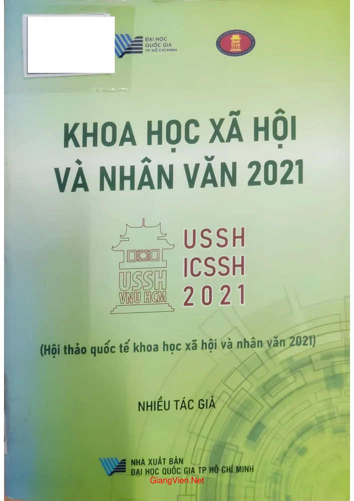 Ảnh bìa của Khoa học xã hội nhân văn năm 2021