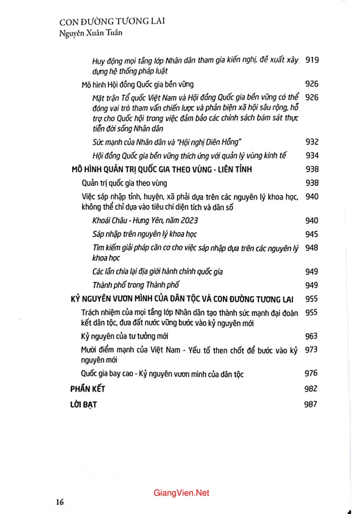 Trang 12 - Ảnh minh họa nội dung sách Con đường tương lai