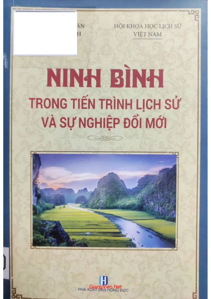 Ảnh bìa của Ninh Bình trong tiến trình lịch sử và sự nghiệp đổi mới