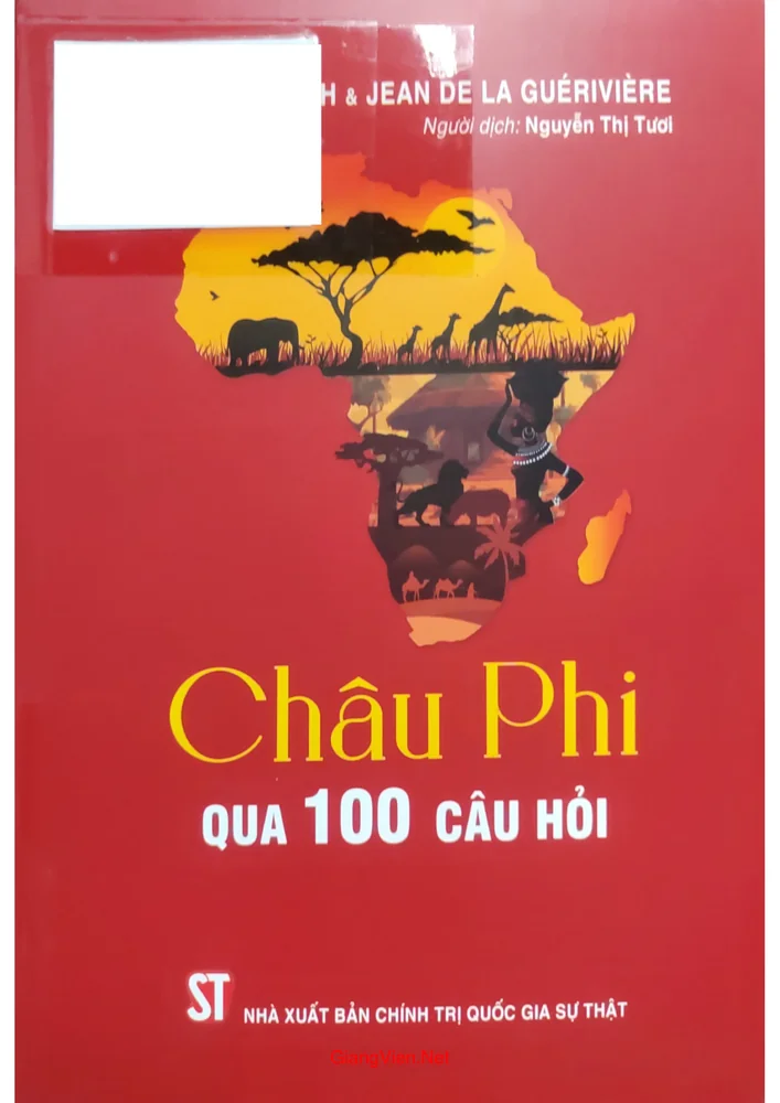 Ảnh bìa của Châu Phi qua 100 câu hỏi