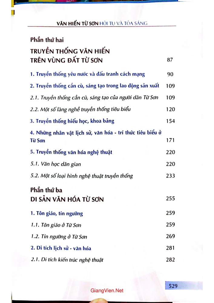 Trang 2 - Ảnh minh họa nội dung sách Văn hiến Từ Sơn hội tụ và tỏa sáng