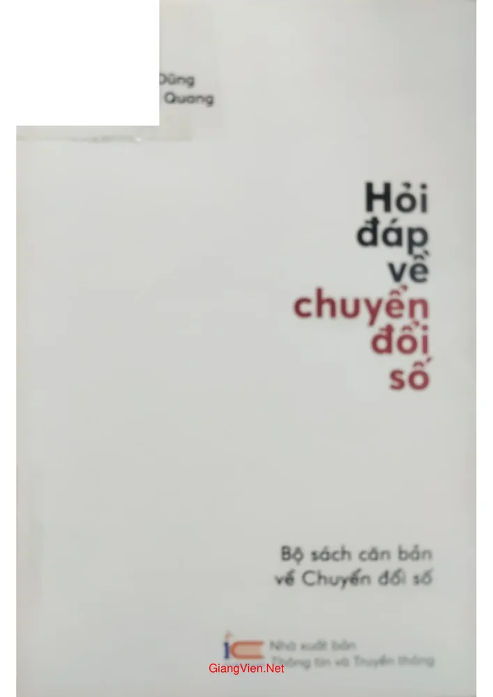 Ảnh bìa của Hỏi đáp về chuyển đổi số