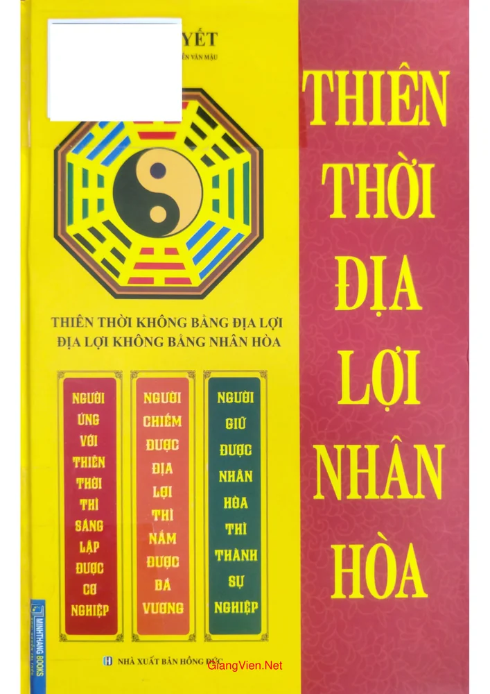 Ảnh bìa của Thiên thời địa lợi nhân hòa