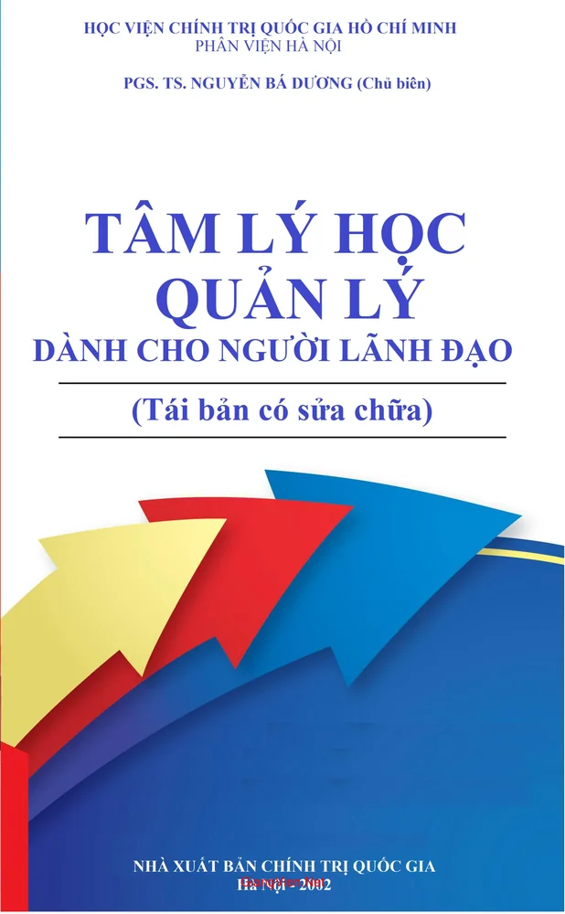Ảnh bìa của Tâm lý học quản lý dành cho người lãnh đạo