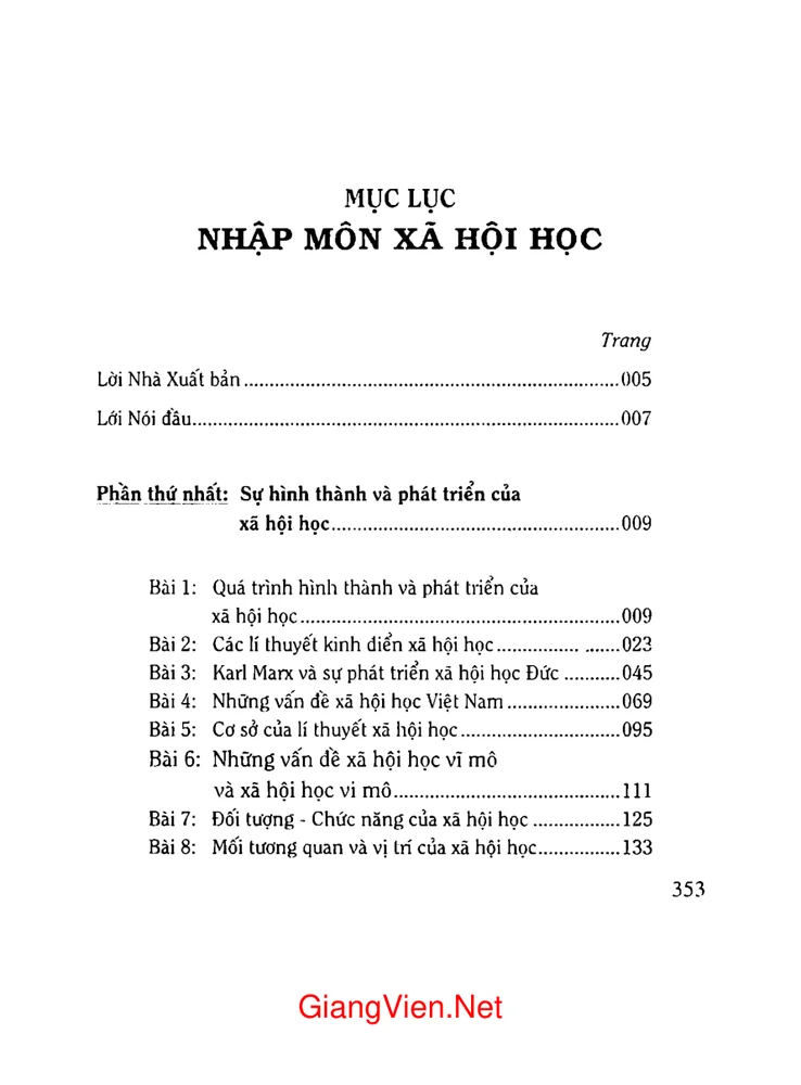 Trang bìa chính thức sách Nhập môn Xã hội học (Trần Thị Kim Xuyến chủ biên)