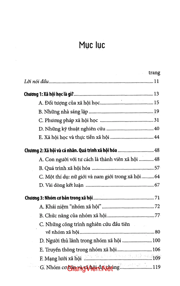 Trang bìa chính thức sách Xã hội học nhập môn
