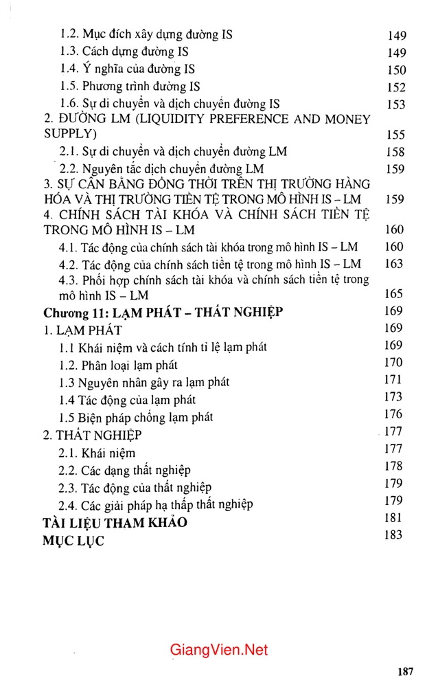 Mục lục chi tiết trang 4 sách Giáo trình kinh tế học đại cương