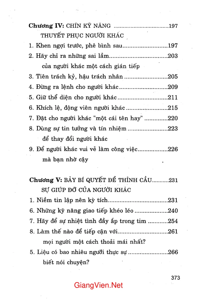 Trang 3 - Ảnh minh họa nội dung sách Bí quyết thành công đắc nhân tâm