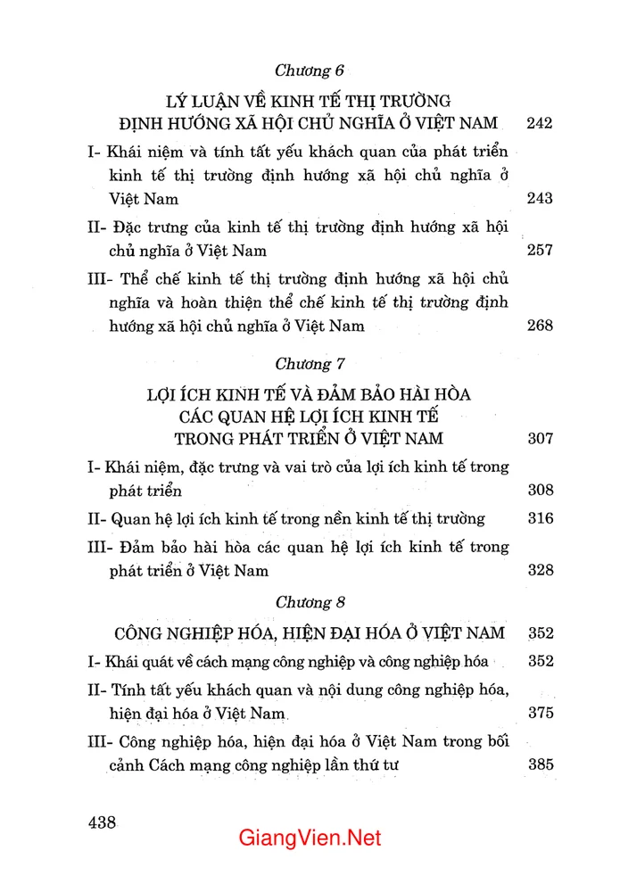 Trang 3 - Ảnh minh họa nội dung sách Giáo trình Kinh tế chính trị Mác - LêNin - chuyên