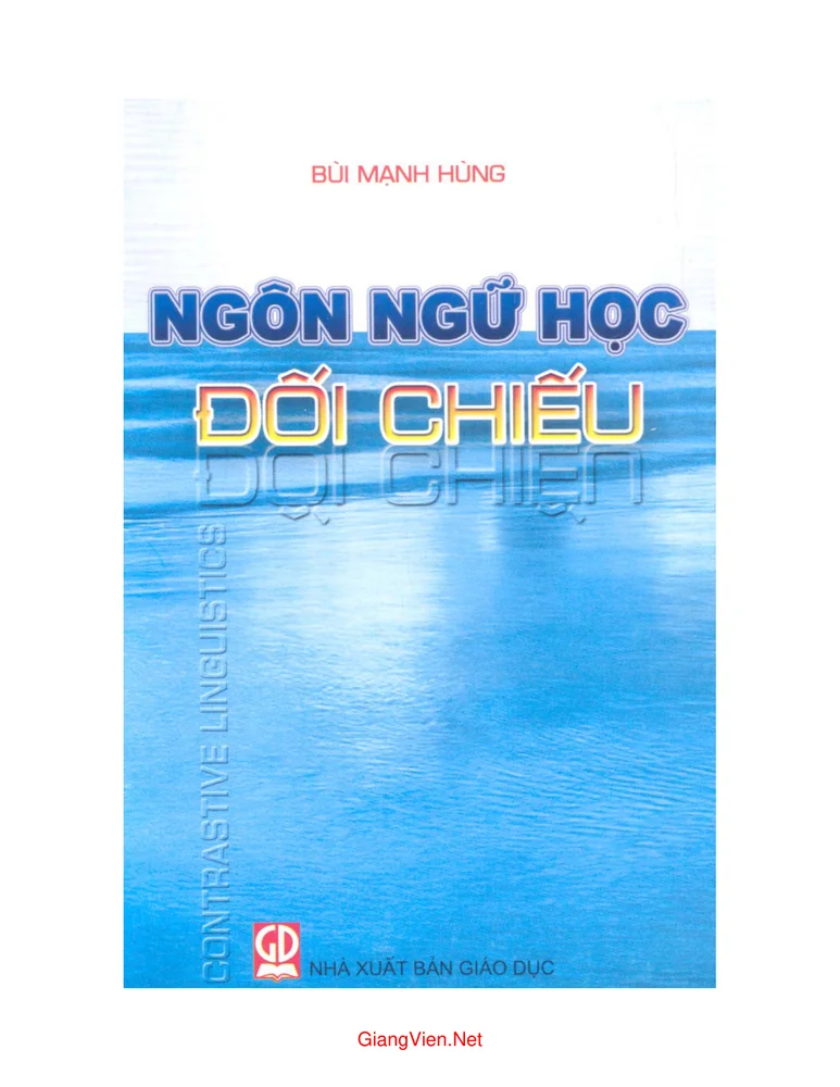 Ảnh bìa của Ngôn ngữ học đối chiếu (tác giả Bùi Mạnh Hùng)