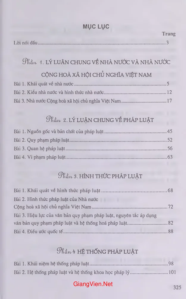 Trang bìa chính thức sách Giáo trình pháp luật đại cương (Nguyễn Thanh Thủy chủ biên)