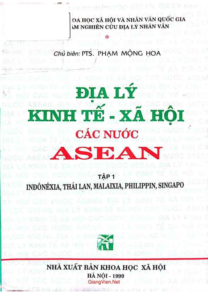 Ảnh bìa của Địa lý kinh tế xã hội các nước ASEAN