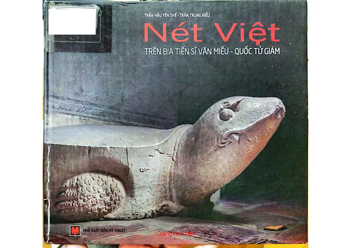 Ảnh bìa của Nét Việt trên bia tiến sĩ Văn Miếu Quốc Tử Giám
