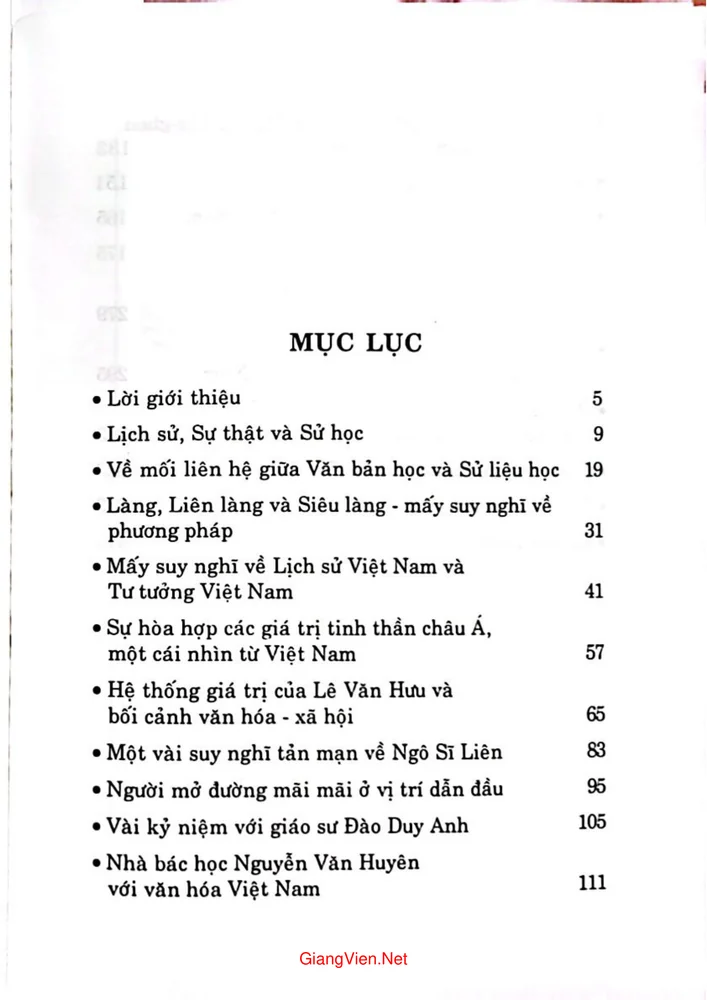 Trang 1 - Ảnh minh họa nội dung sách Đến với lịch sử văn hóa Việt Nam
