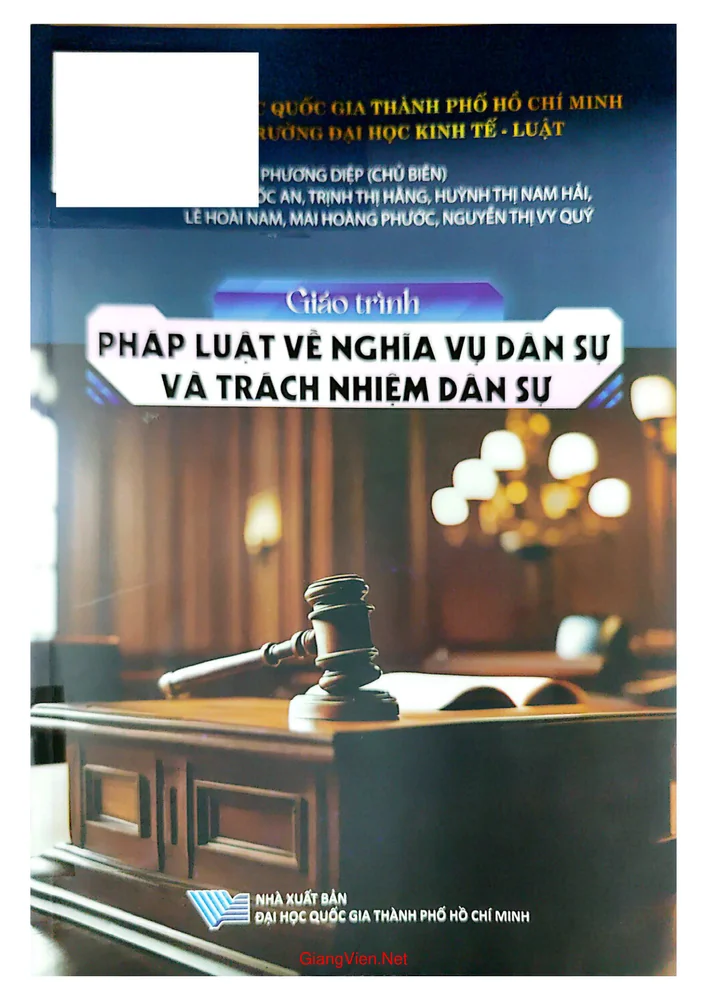 Ảnh bìa của Giáo trình pháp luật về dân sự và nghĩa vụ dân sự