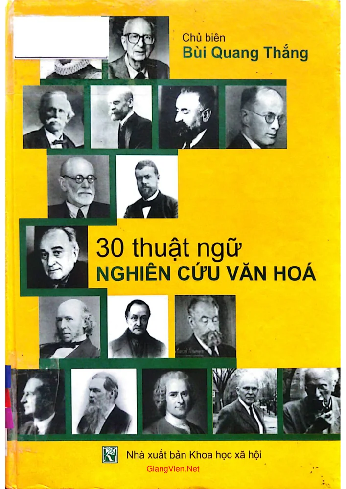 Ảnh bìa của 30 thuật ngữ nghiên cứu văn hóa