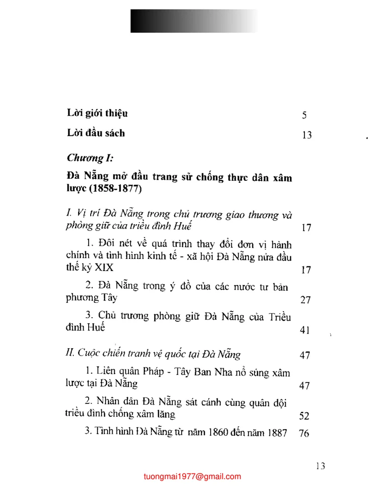 Trang 1 - Ảnh minh họa nội dung sách Lịch sử Đà Nẵng
