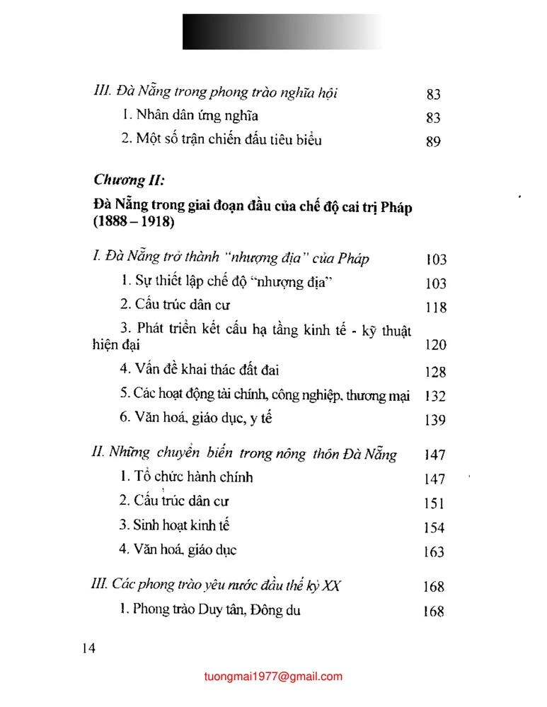 Trang 2 - Ảnh minh họa nội dung sách Lịch sử Đà Nẵng