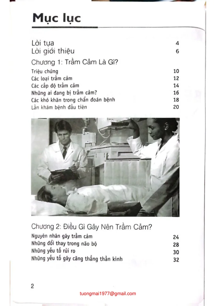 Trang bìa chính thức sách Bệnh trầm cảm nguyên nhân, điều trị và cách chăm sóc