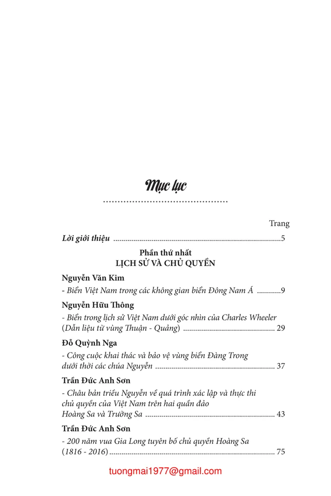 Trang bìa chính thức sách Biển Đảo Việt Nam - Lịch Sử - Chủ Quyền - Kinh Tế - Văn Hóa