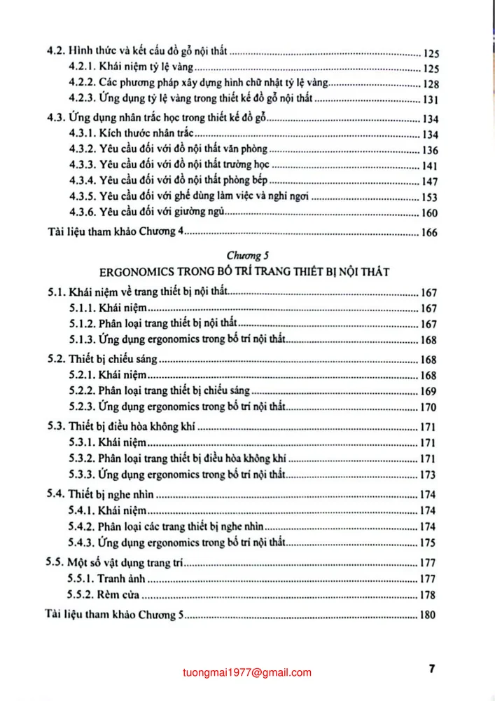 Trang 3 - Ảnh minh họa nội dung sách Ứng dụng Ergonomics trong thiết kế nội thất