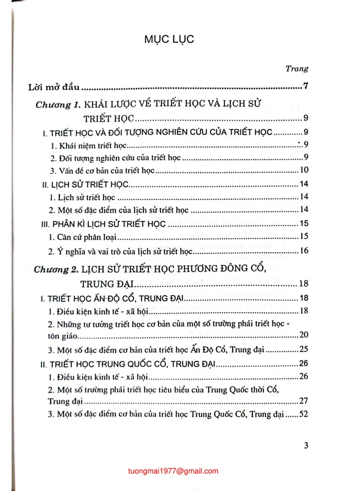 Trang bìa chính thức sách Lịch sử triết học