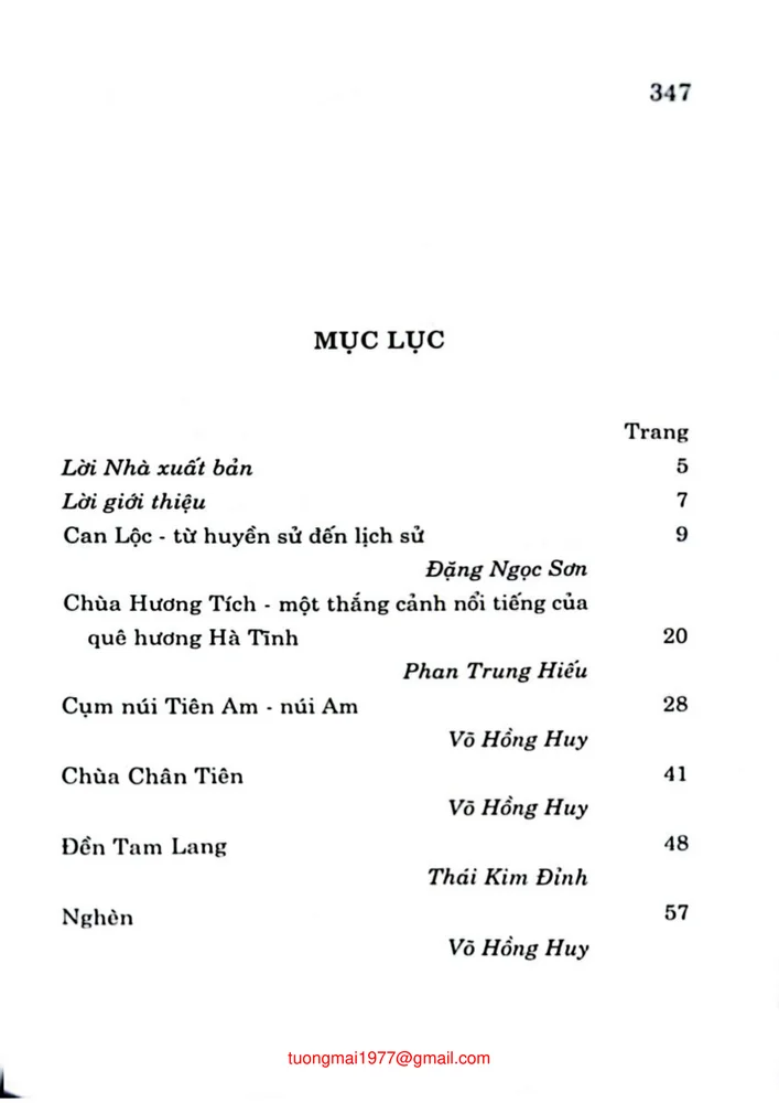 Trang bìa chính thức sách Can Lộc một vùng địa linh nhân kiệt