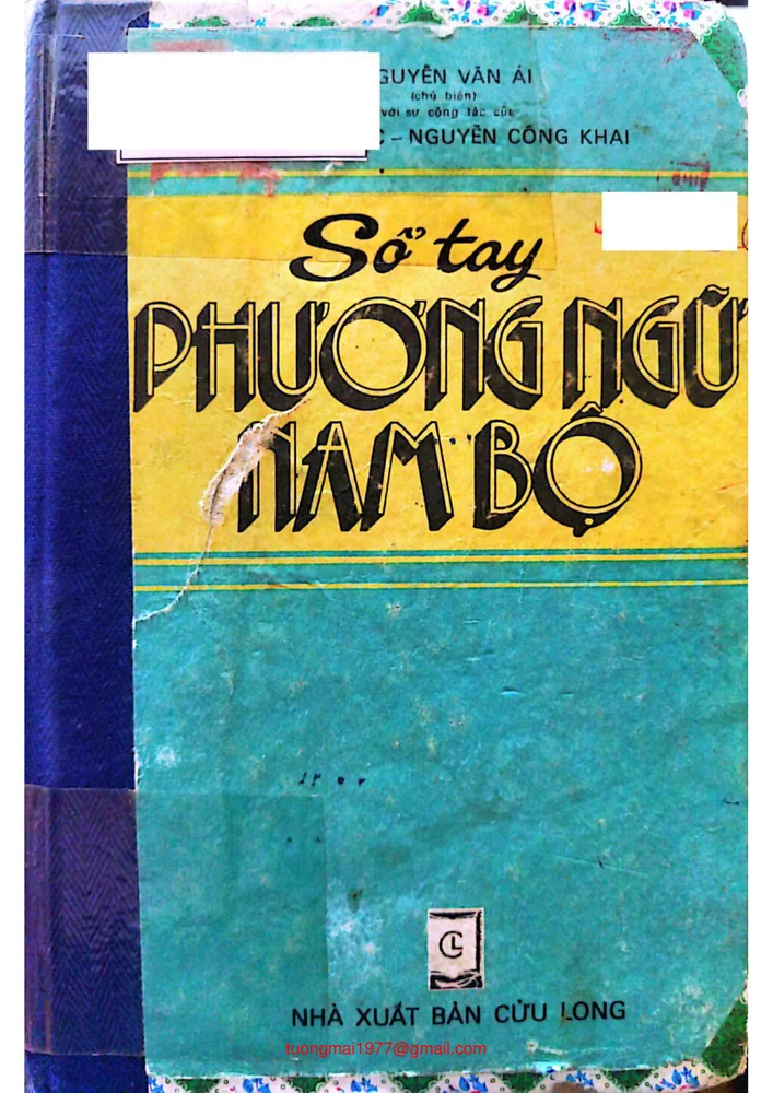 Ảnh bìa của Sổ tay phương ngữ Nam bộ
