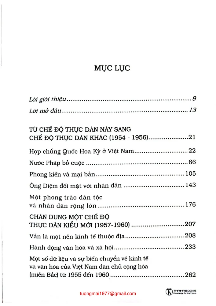 Trang bìa chính thức sách Miền nam Việt Nam từ sau Điện Biên Phủ