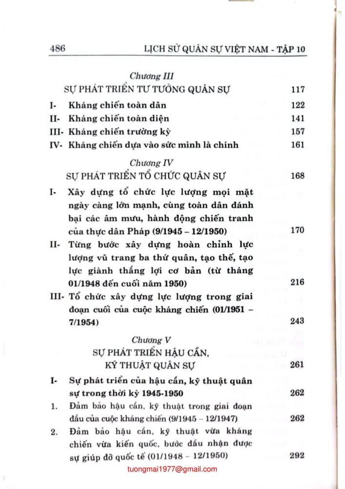 Trang 3 - Ảnh minh họa nội dung sách Lịch sử quân sự Việt Nam, tập 10, cuộc kháng chiến chống thực dân Pháp 1945 - 1954