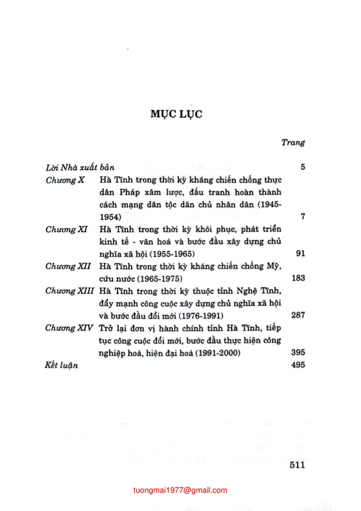 Trang 1 - Ảnh minh họa nội dung sách Lịch sử Hà Tĩnh, tập 2