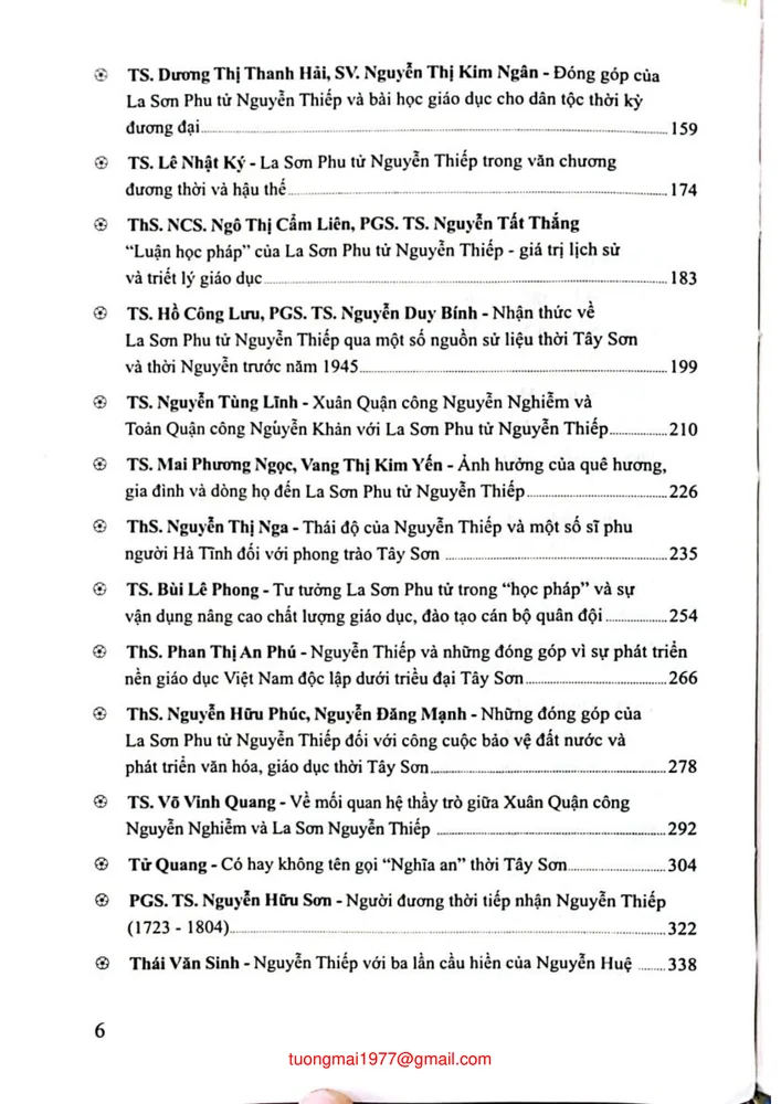 Trang 2 - Ảnh minh họa nội dung sách La sơn phu tử Nguyễn Thiếp trong dòng chảy văn hóa Việt Nam