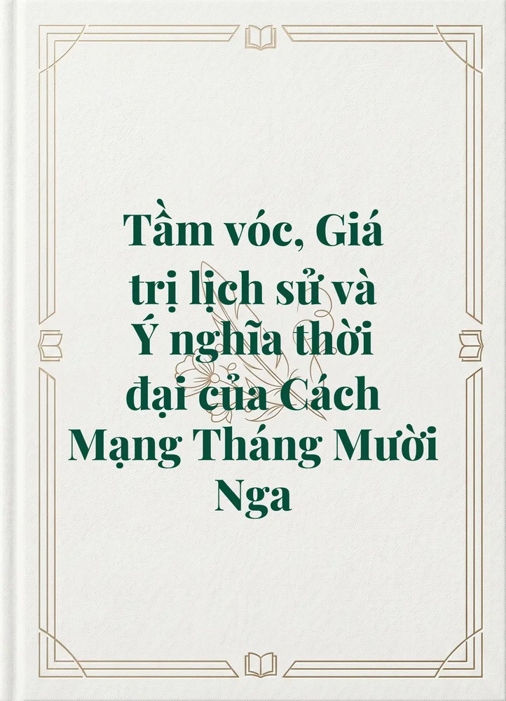 Ảnh bìa của Tầm vóc, Giá trị lịch sử và Ý nghĩa thời đại của Cách Mạng Tháng Mười Nga