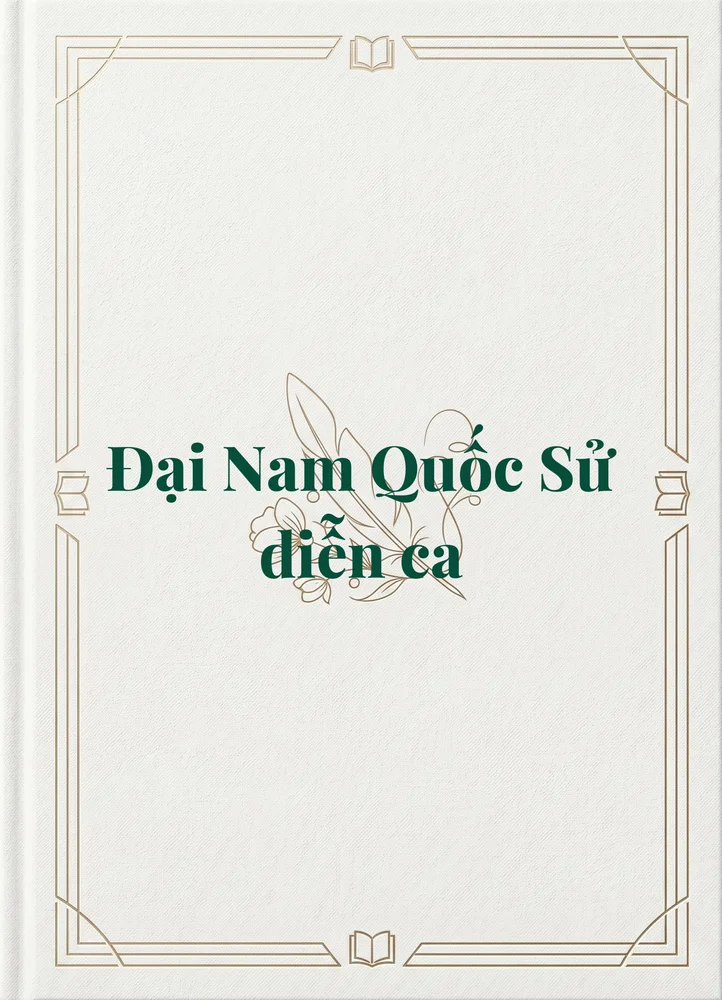 Ảnh bìa của Đại Nam Quốc Sử diễn ca