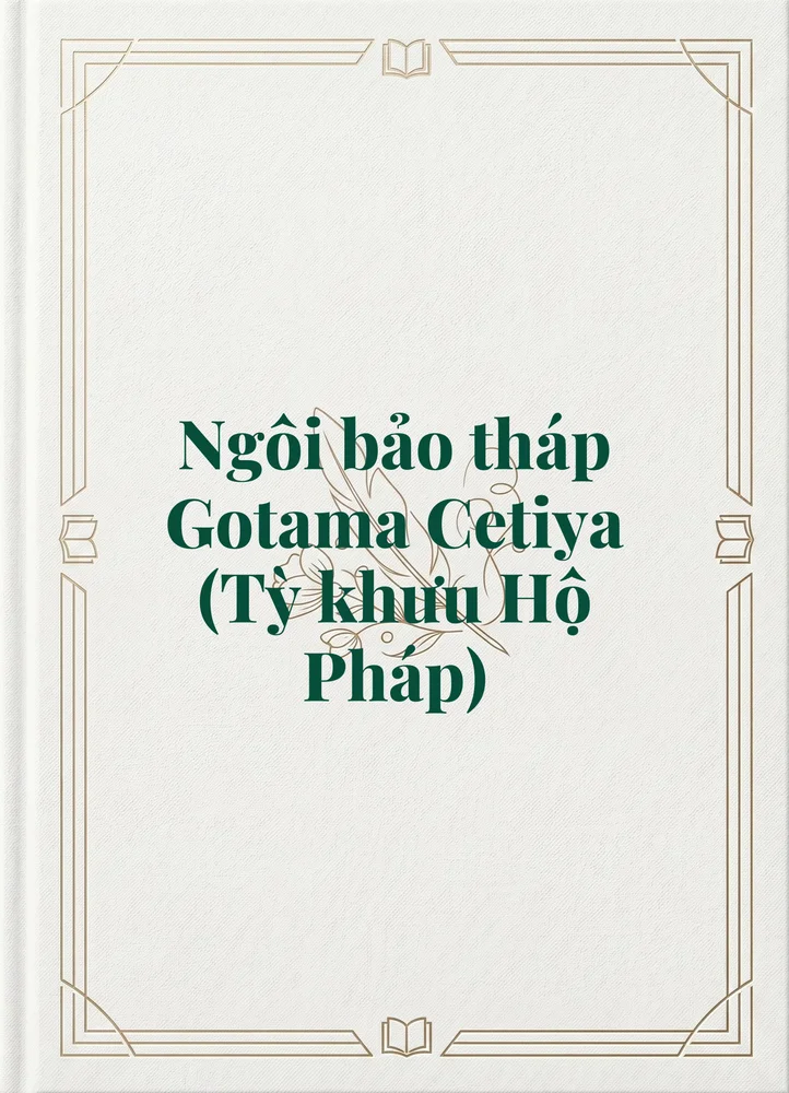 Ảnh bìa của Ngôi bảo tháp Gotama Cetiya (Tỳ khưu Hộ Pháp)