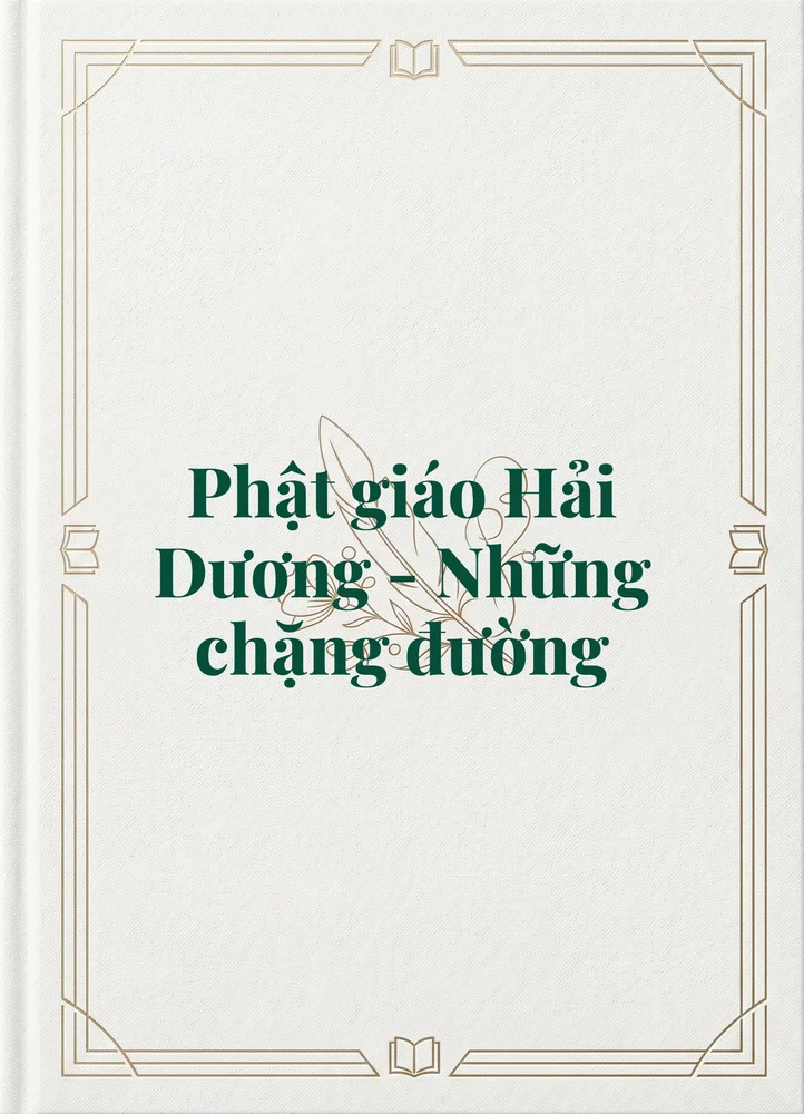 Ảnh bìa của Phật giáo Hải Dương - Những chặng đường
