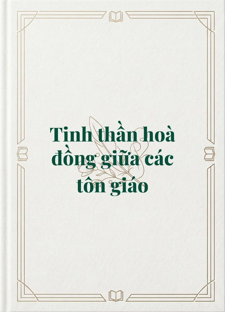 Ảnh bìa của Tinh thần hoà đồng giữa các tôn giáo