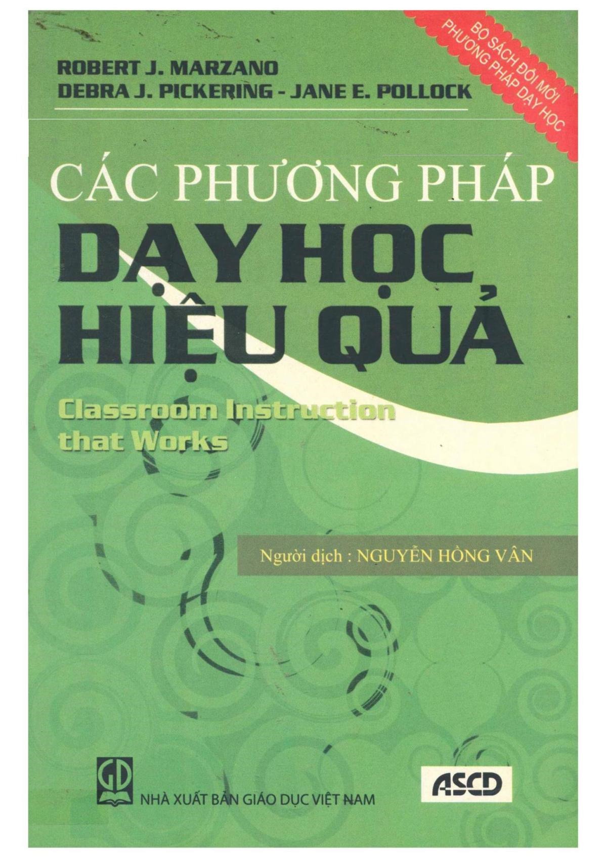 Sách Các phương pháp dạy học hiệu quả