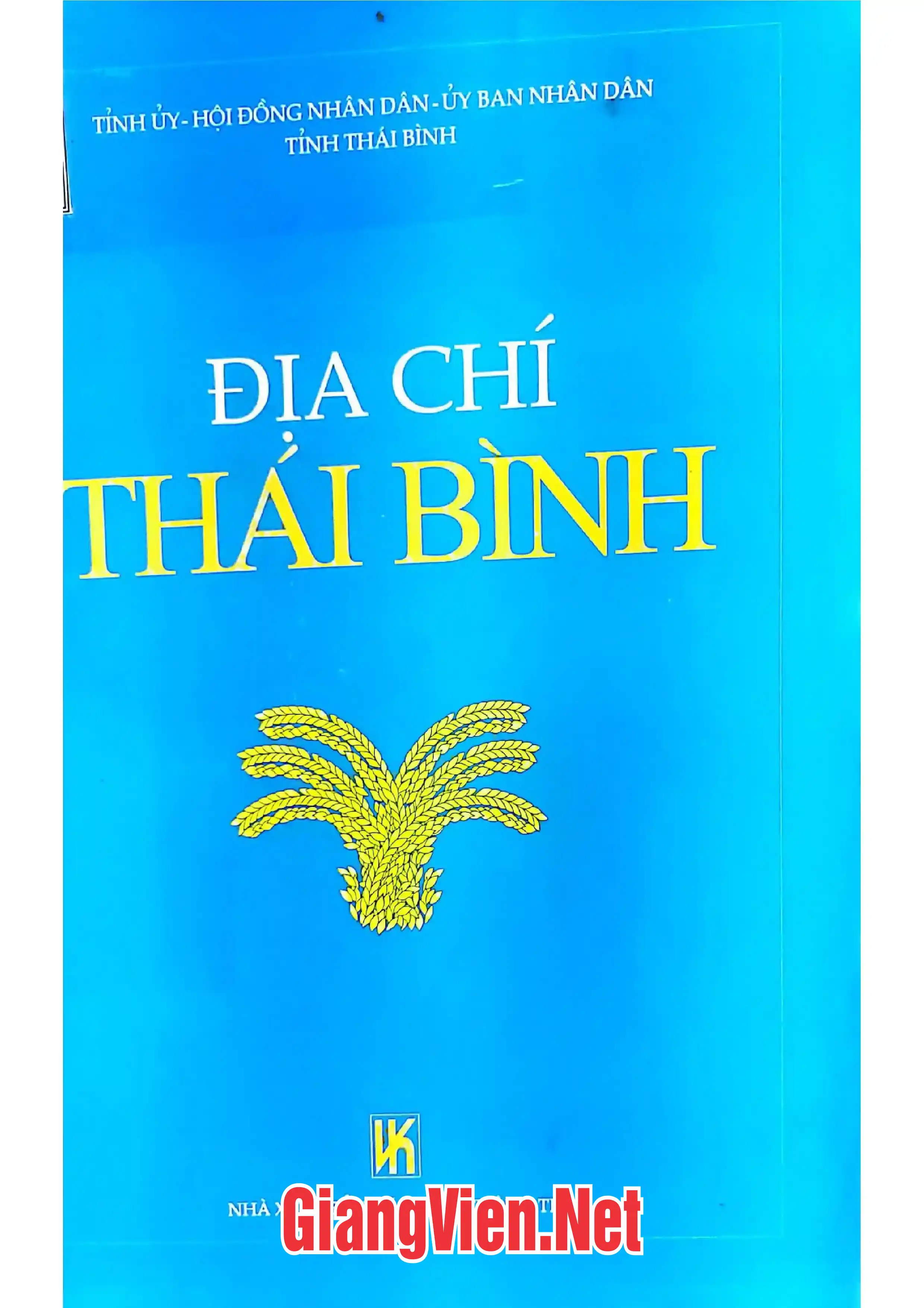 Ảnh minh họa nội dung cuốn sách: Địa chí Thái Bình