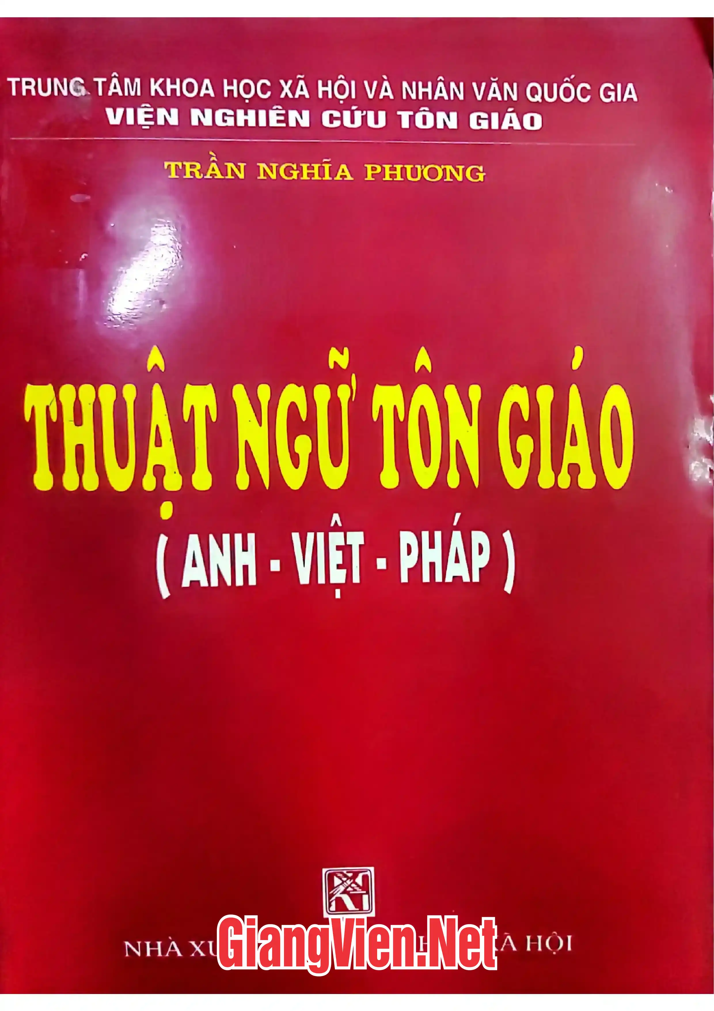 Thuật ngữ tôn giáo Anh - Việt - Pháp