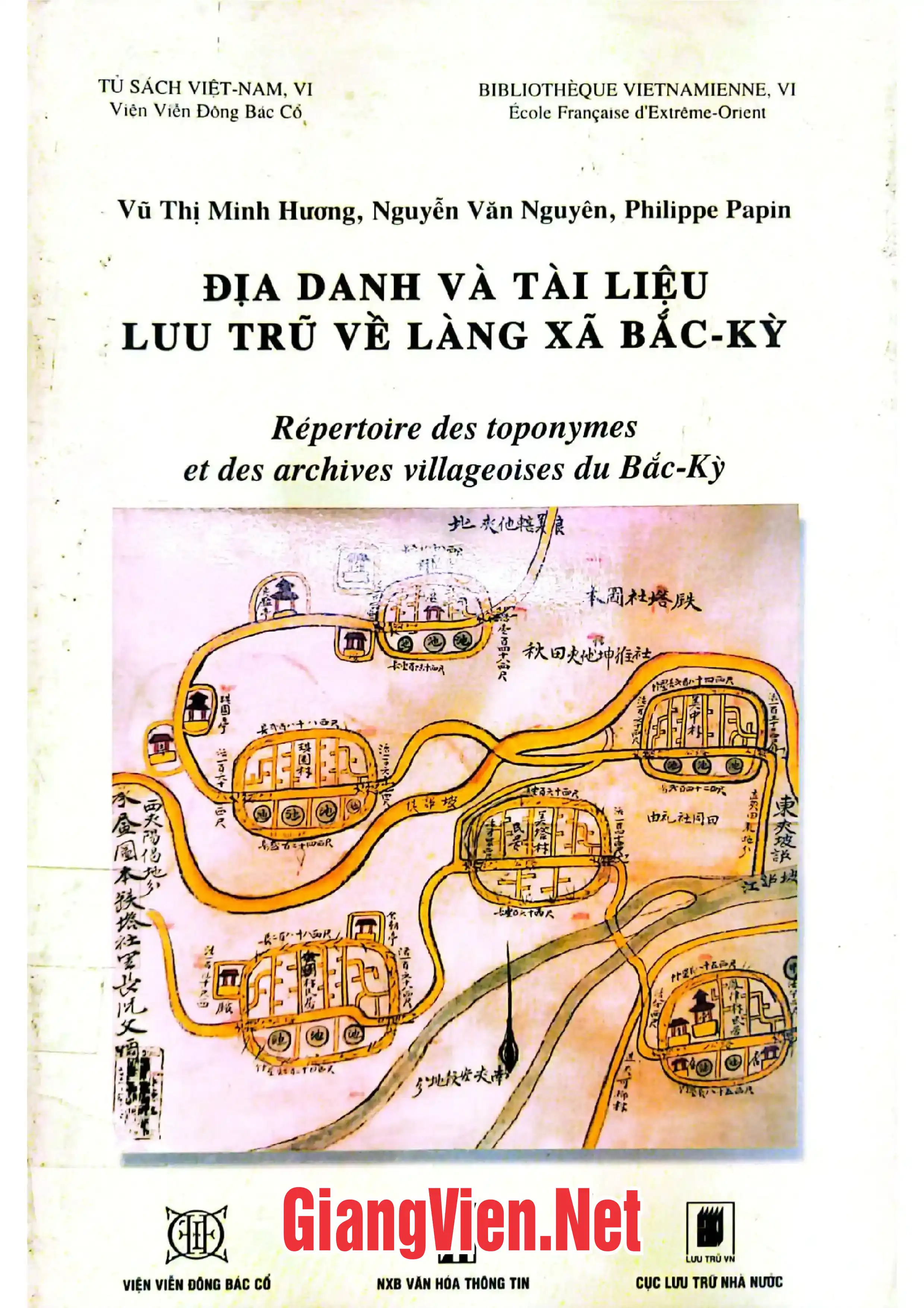 Địa danh và tài liệu lưu trữ về làng xã Bắc kỳ