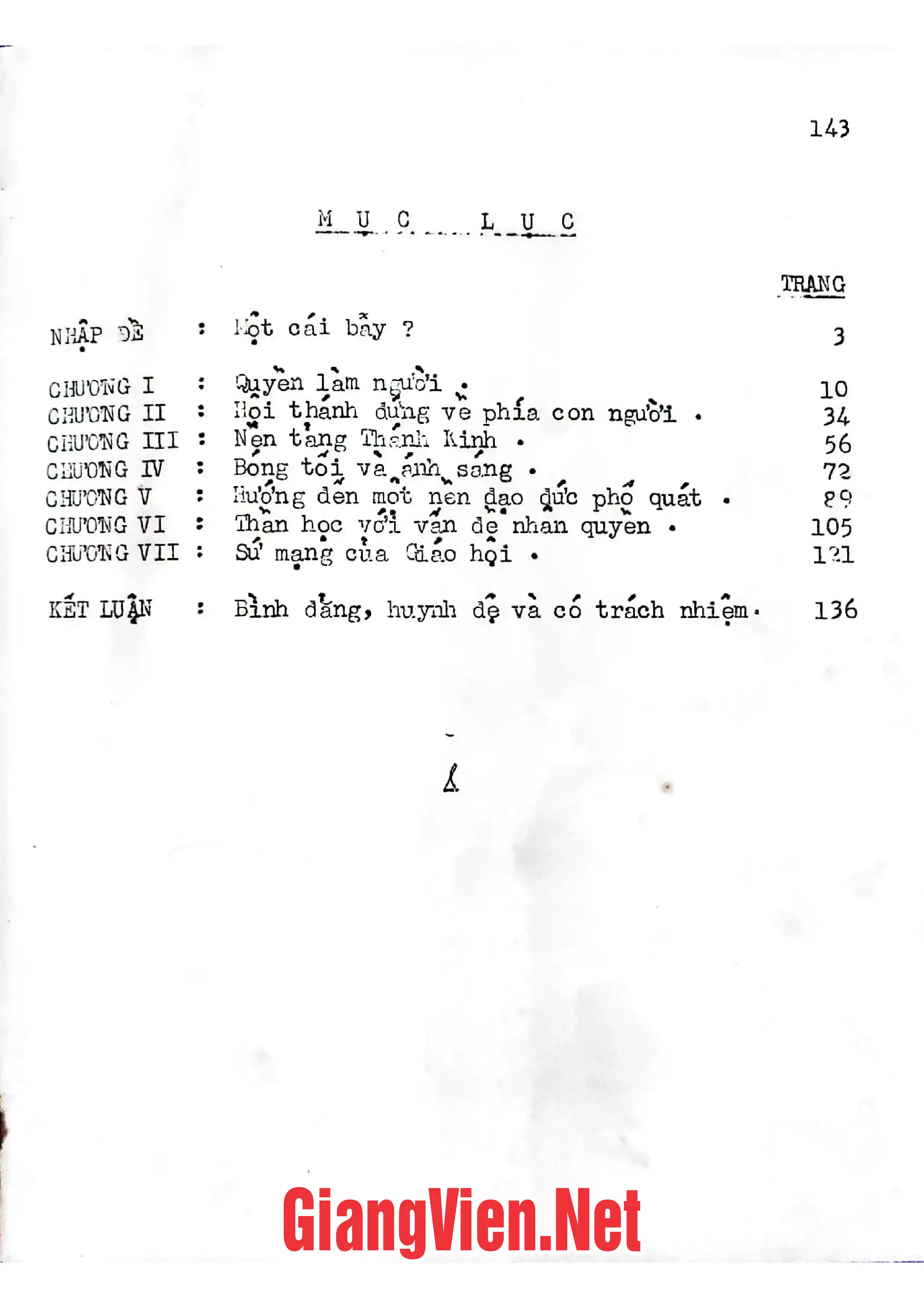 Ảnh minh họa nội dung cuốn sách: Giáo hội và vấn đề nhân quyền