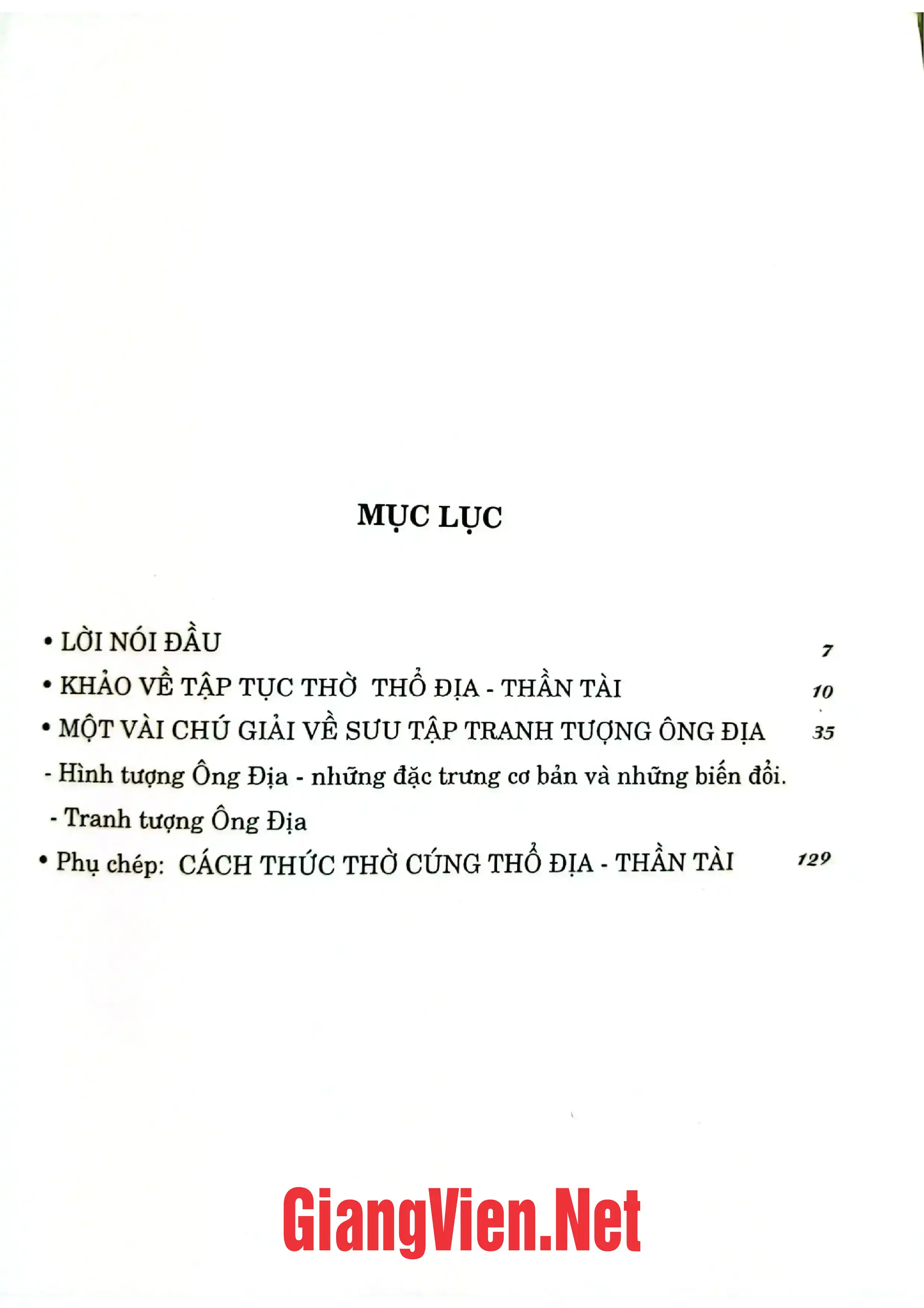 Ảnh minh họa nội dung cuốn sách: Ông địa - tín ngưỡng và tranh tượng