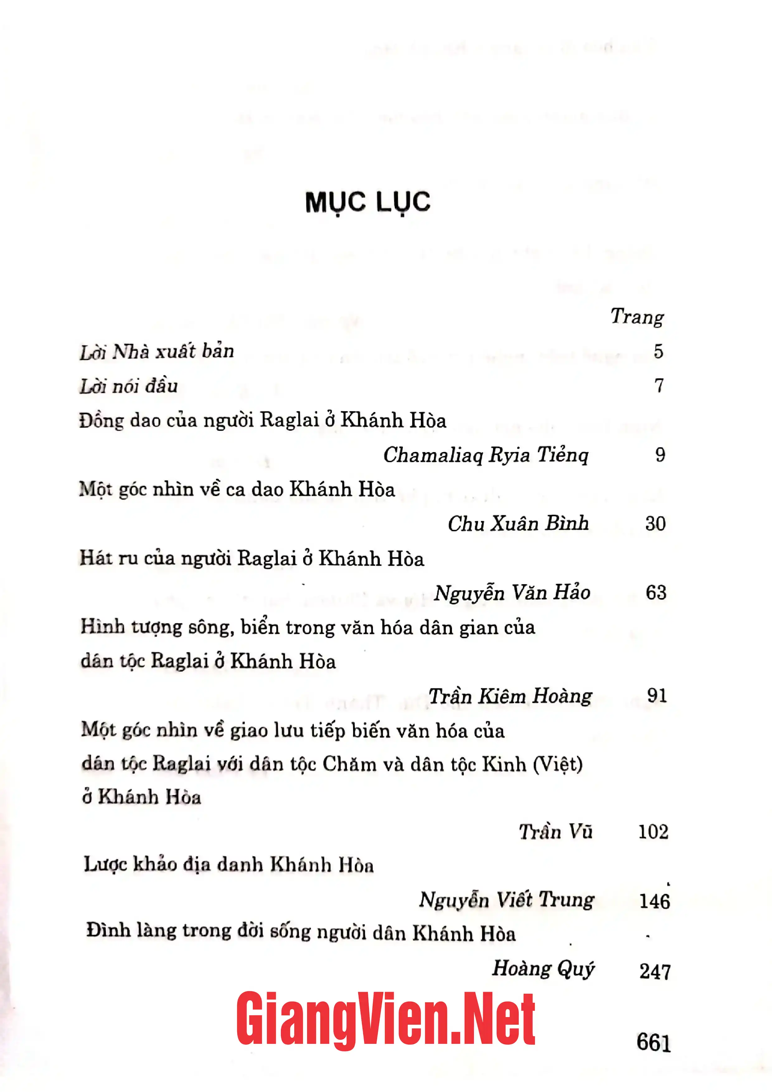 Ảnh minh họa nội dung cuốn sách: Văn hóa dân gian Khánh Hòa tuyển tập